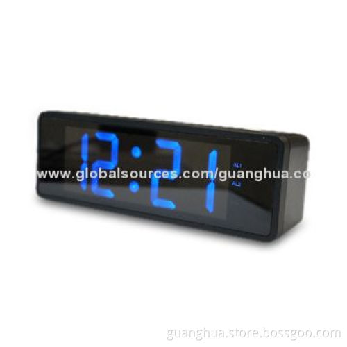 Latest novelty digital pretty LED alarm clock with color display, LED display